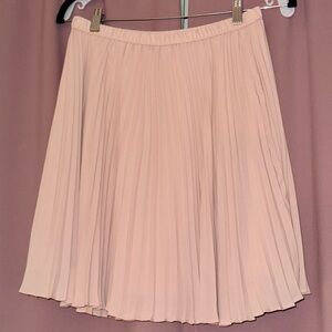 Banana Republic Blush Pleated Skirt